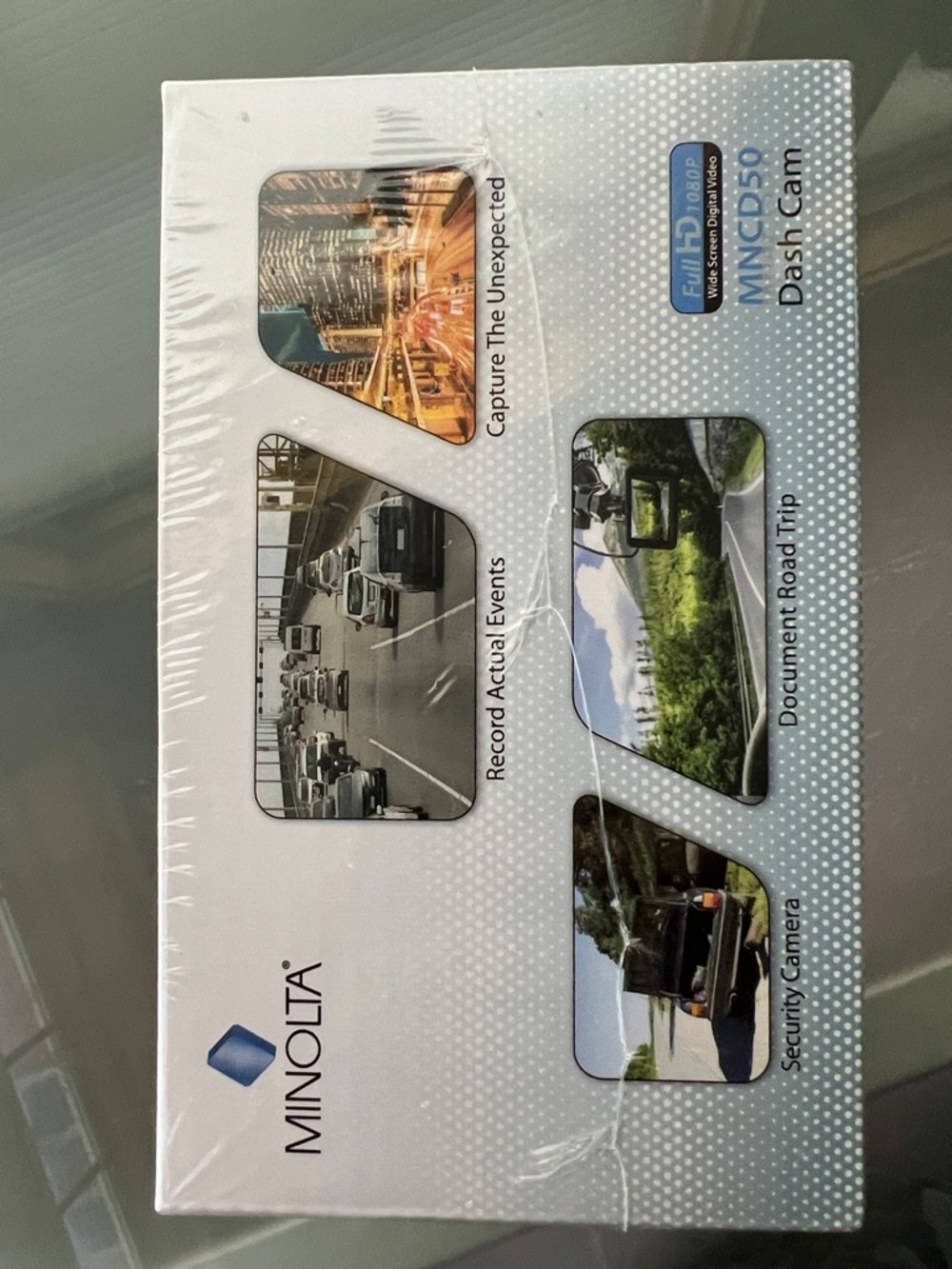 ⭐️NEW GOLD MNCD50 1080p Full HD Dash Cam 3.0" LCD Screen Wide Angle Lens Minolta - Picture 12 of 17